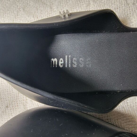 Melissa Fresh Bloom II Studded D'Orsay Peep Toe Ballet Flats Size 7 - Picture 5 of 13
